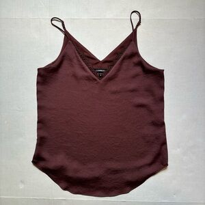 Express Women’s Burgundy Lace Cami XS
